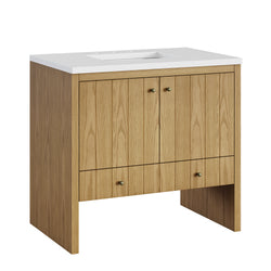 James Martin Hudson 36" Single Vanity with 3 CM Countertop
