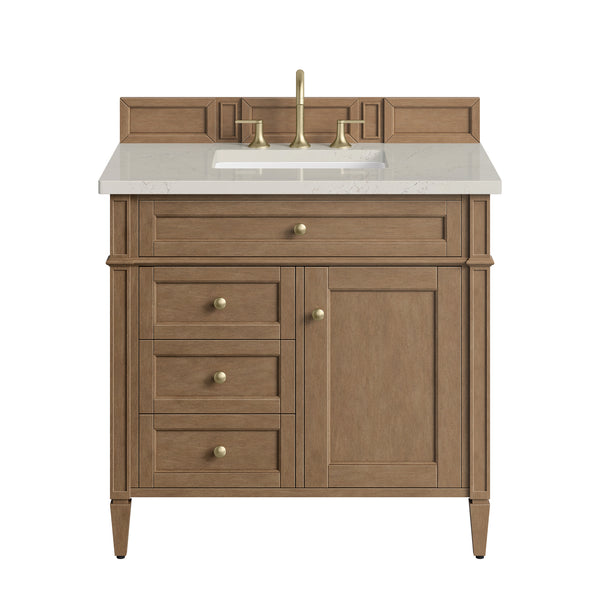 James Martin Brittany 36" Single Vanity with 3 Countertop