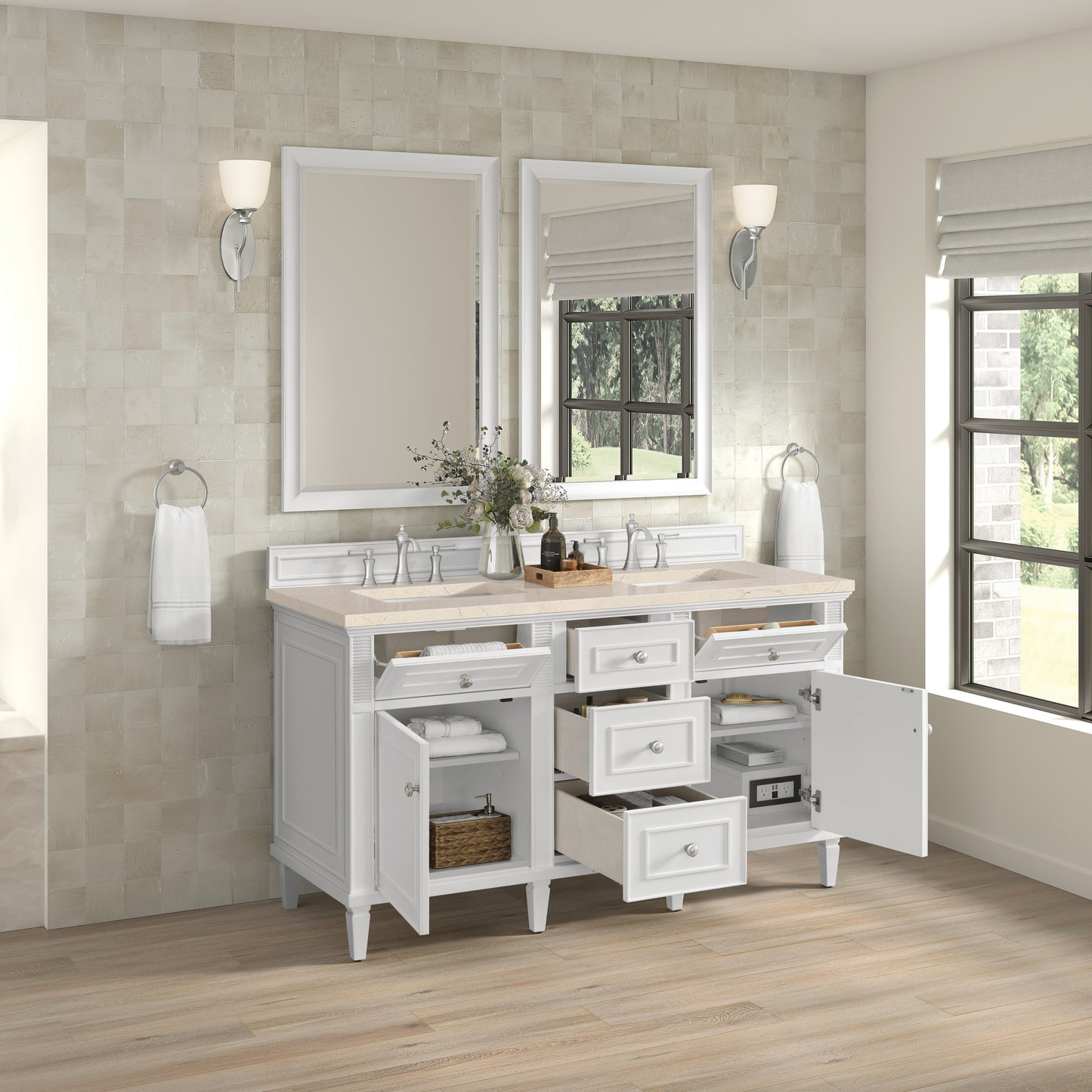 James Martin 60" Lorelai Double Vanity