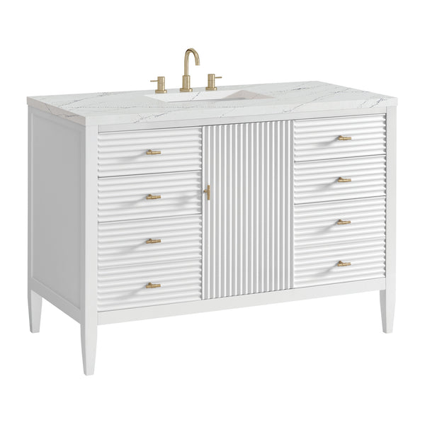 James Martin 48" Myrrin Vanity, W/ 3CM Top