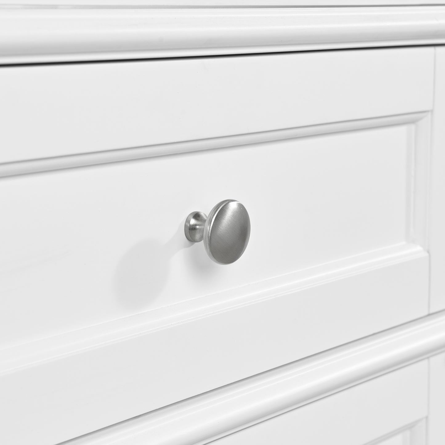 James Martin Brittany Linen Cabinet, Bright White
