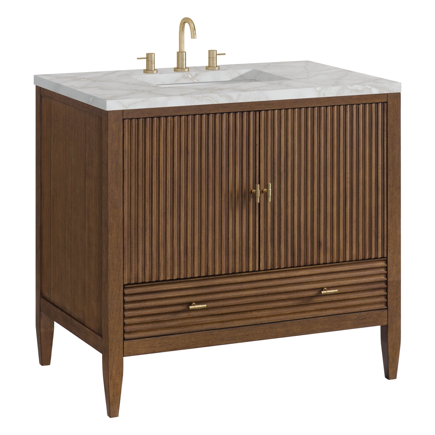 James Martin Myrrin 36" Single Vanity with 3 CM Countertop