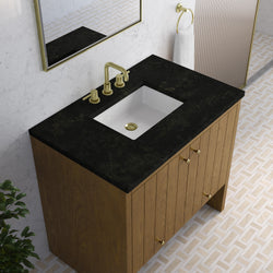 James Martin Hudson 36" Single Vanity with 3 CM Countertop