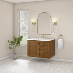 James Martin Laurent 36" Single Vanity with 3 CM Countertop