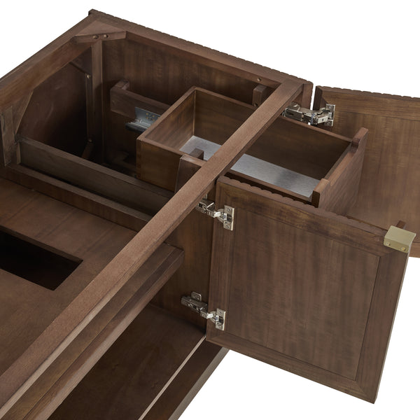James Martin Marcello 48" Single Vanity, Chestnut with 3CM Top - Luxe Bathroom Vanities