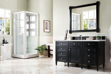 James Martin Brittany 60" Single Vanity with 3 CM Countertop & FreePower Wireless Charger