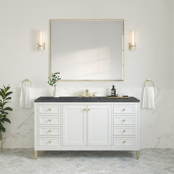 James Martin Chicago 60" Single Vanity with 3 CM Countertop