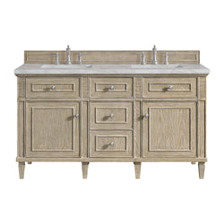 James Martin Lorelai 60" Double Vanity with 3 CM Countertop & FreePower Wireless Charger