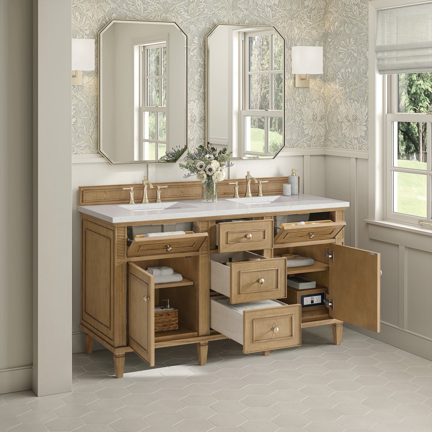 James Martin 60" Lorelai Double Vanity