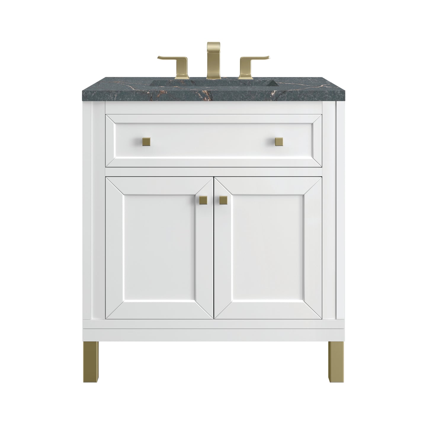 James Martin Chicago 30" Single Vanity with 3 CM Countertop