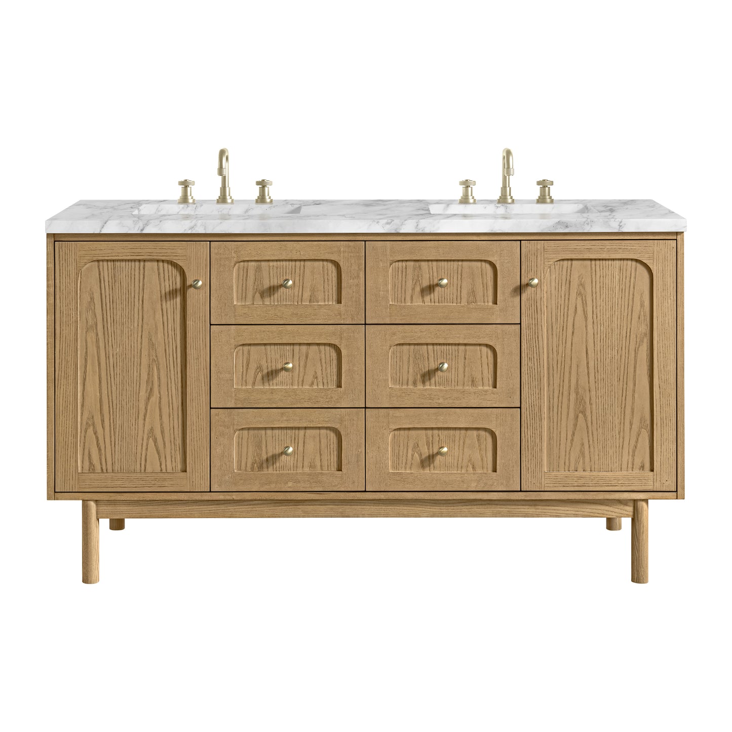 James Martin Laurent 60" Double Vanity with 3 CM Countertop