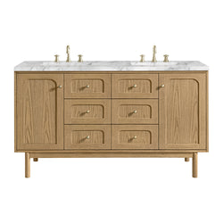 James Martin Laurent 60" Double Vanity with 3 CM Countertop