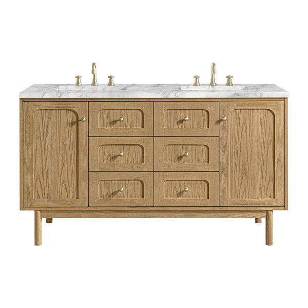 James Martin Laurent 60" Double Vanity with 3 CM Countertop