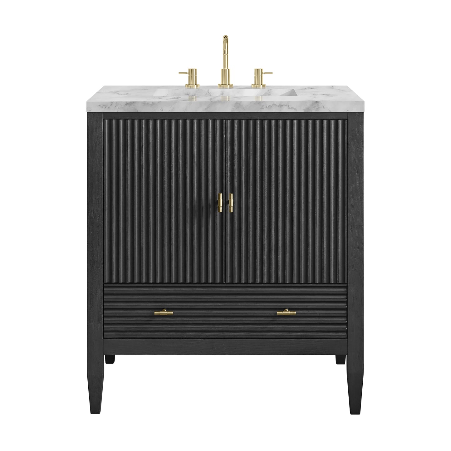 James Martin Myrrin 30" Single Vanity with 3 CM Countertop