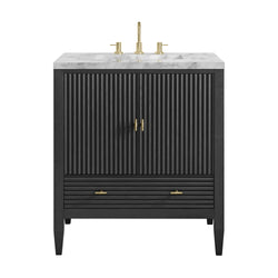 James Martin Myrrin 30" Single Vanity with 3 CM Countertop