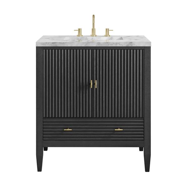 James Martin Myrrin 30" Single Vanity with 3 CM Countertop