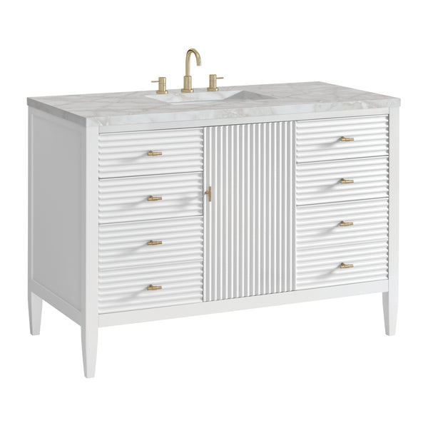 James Martin Myrrin 48" Single Vanity with 3 CM Countertop