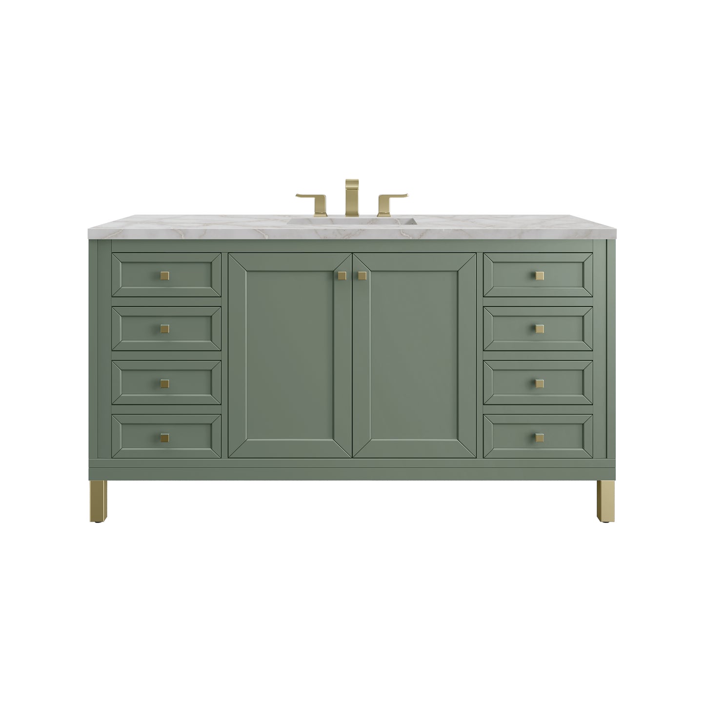 James Martin Chicago 60" Single Vanity with 3 CM Countertop