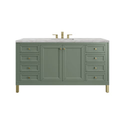 James Martin Chicago 60" Single Vanity with 3 CM Countertop