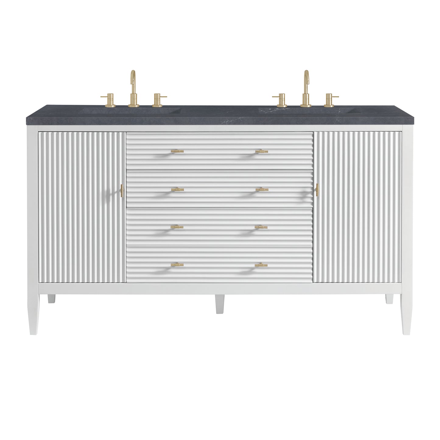 James Martin Myrrin 60" Double Vanity with 3 CM Countertop