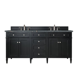 James Martin Brittany 72" Double Vanity with 3 CM Countertop