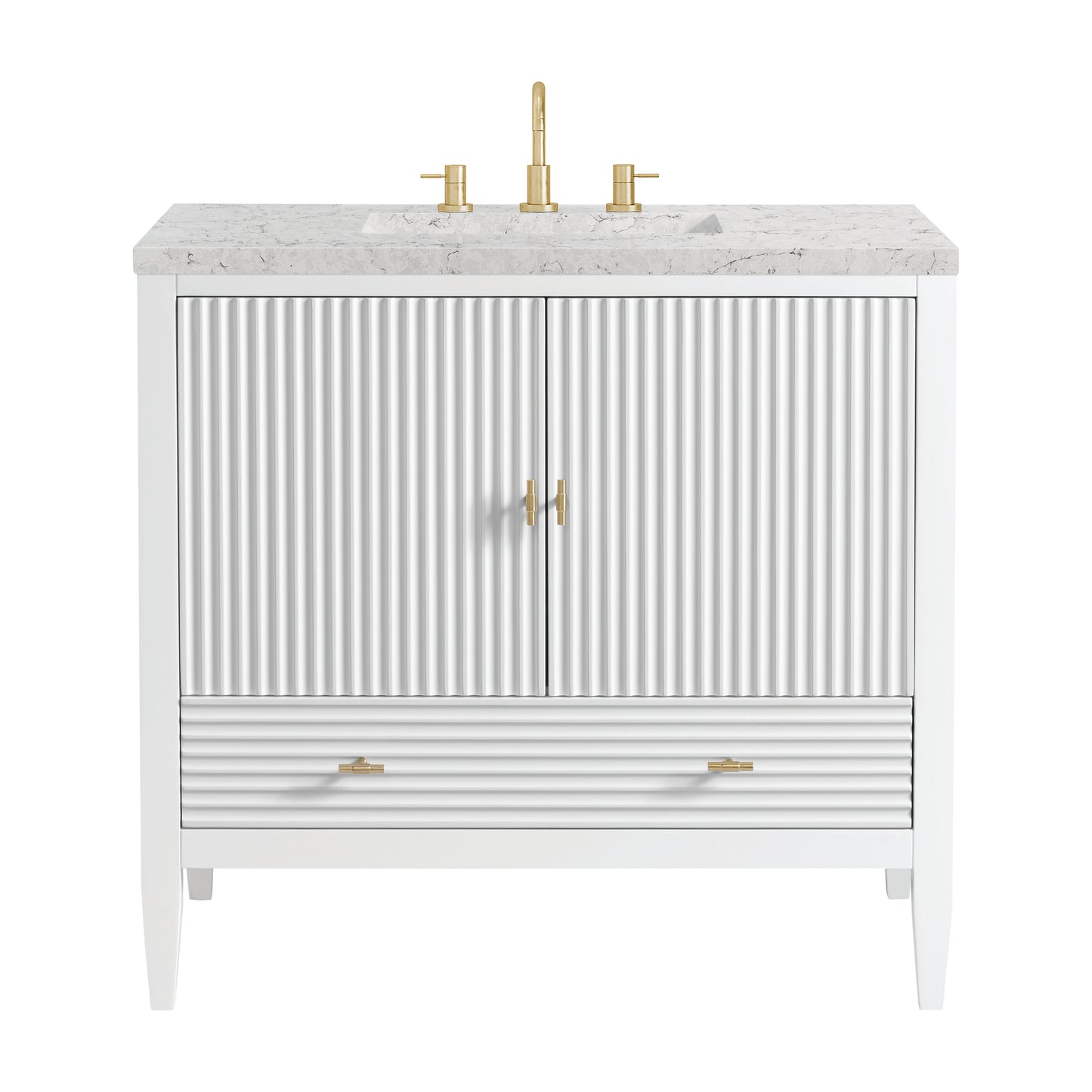 James Martin Myrrin 36" Single Vanity with 3 CM Countertop