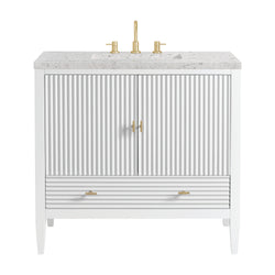 James Martin Myrrin 36" Single Vanity with 3 CM Countertop