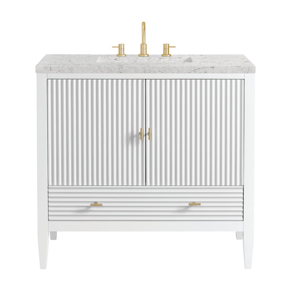 James Martin Myrrin 36" Single Vanity with 3 CM Countertop