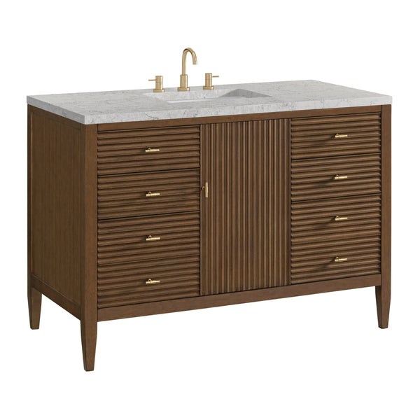 James Martin Myrrin 48" Single Vanity with 3 CM Countertop