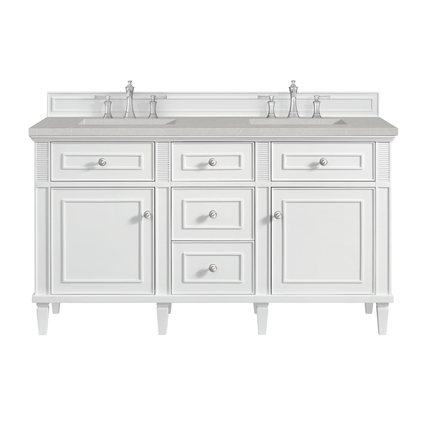 James Martin 60" Lorelai Double Vanity - Luxe Bathroom Vanities