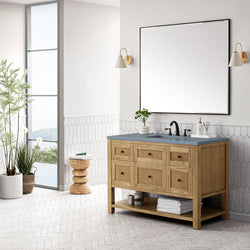 James Martin Breckenridge 48" Single Vanity, Light Natural Oak - Luxe Bathroom Vanities