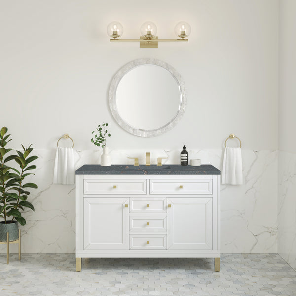 James Martin Chicago 48" Single Vanity with 3 CM Countertop