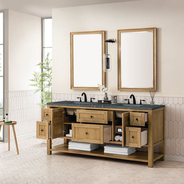 James Martin Breckenridge 72" Double Vanity w/ 3 CM Countertop
