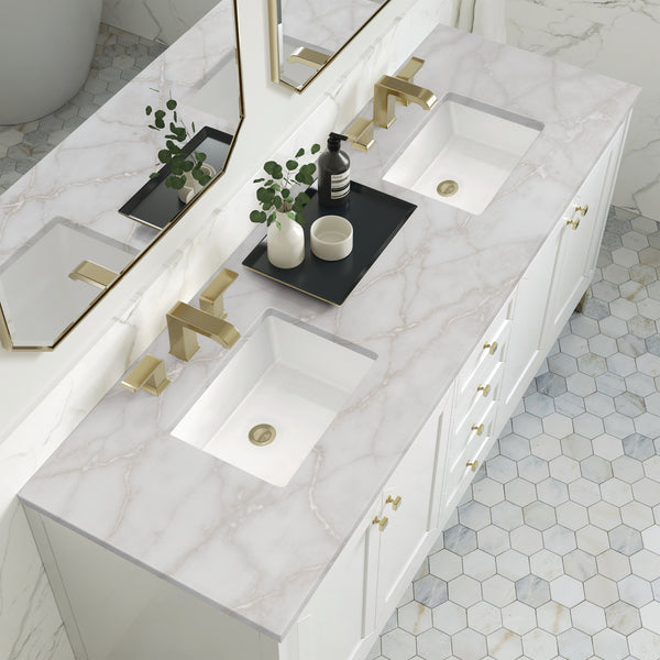 James Martin Chicago 72" Double Vanity with 3 CM Countertop