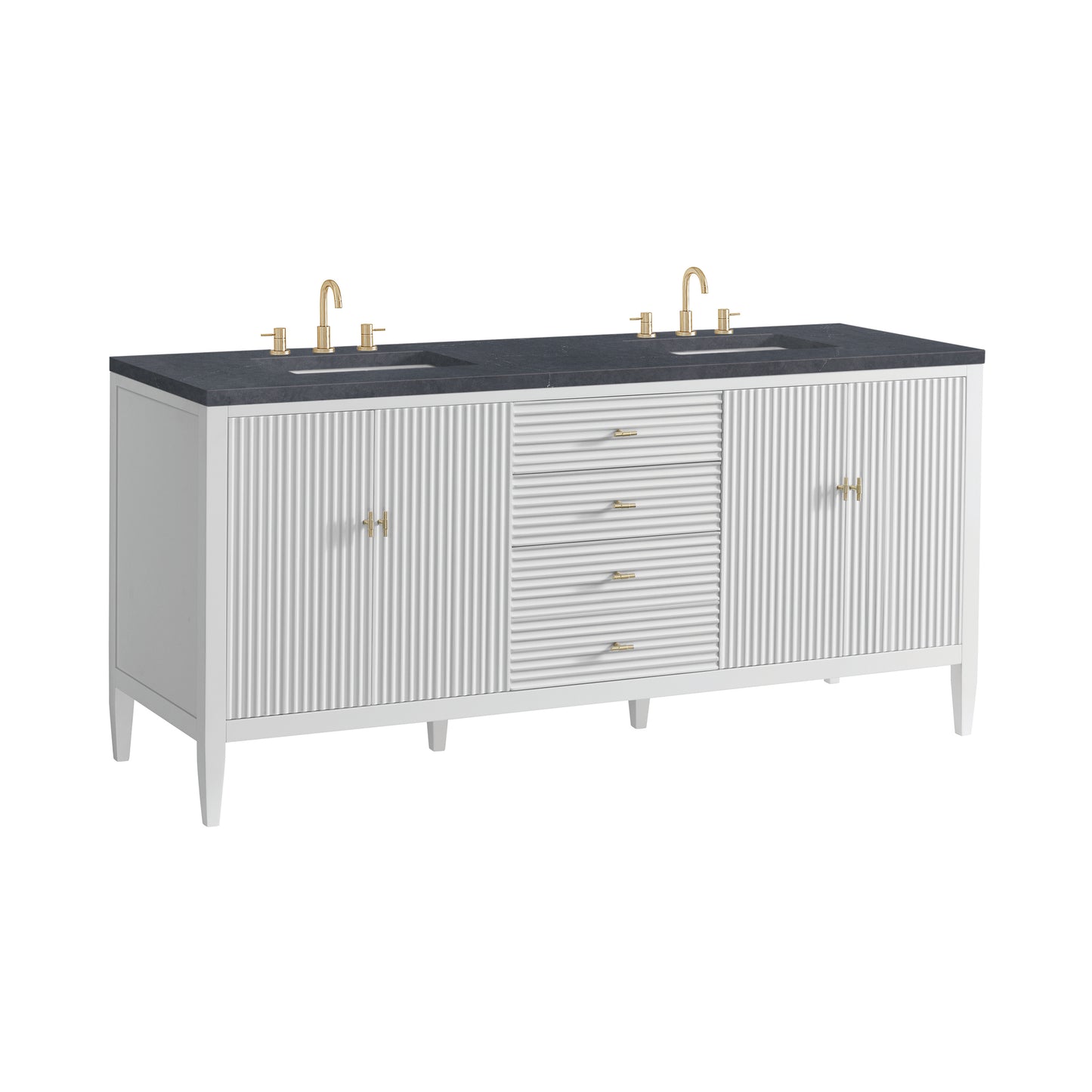 James Martin Myrrin 72" Double Vanity with 3 CM Countertop