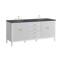 James Martin Myrrin 72" Double Vanity with 3 CM Countertop
