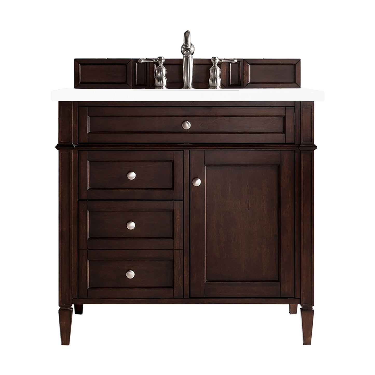 James Martin Brittany 36" Single Vanity with 3 Countertop