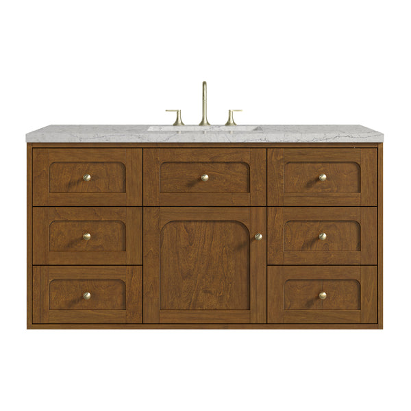 James Martin Laurent 48" Single Vanity with 3 CM Countertop & FreePower Wireless Charger