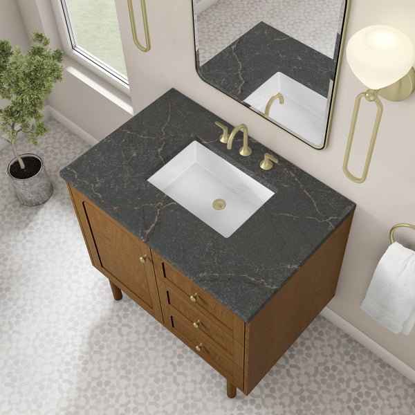 James Martin Laurent 36" Single Vanity with 3 CM Countertop