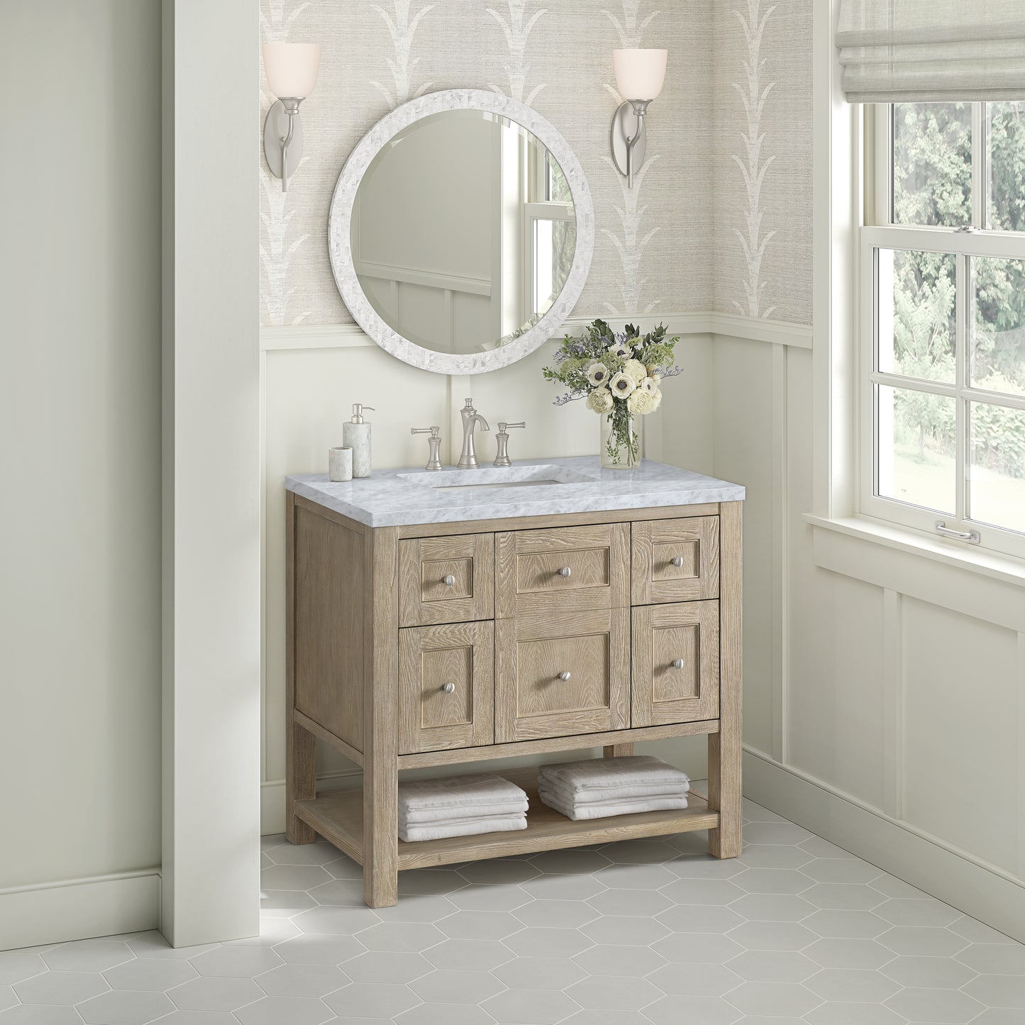 James Martin Breckenridge 36" Single Vanity w/ 3CM Countertop