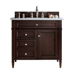 James Martin Brittany 36" Single Vanity with 3 Countertop