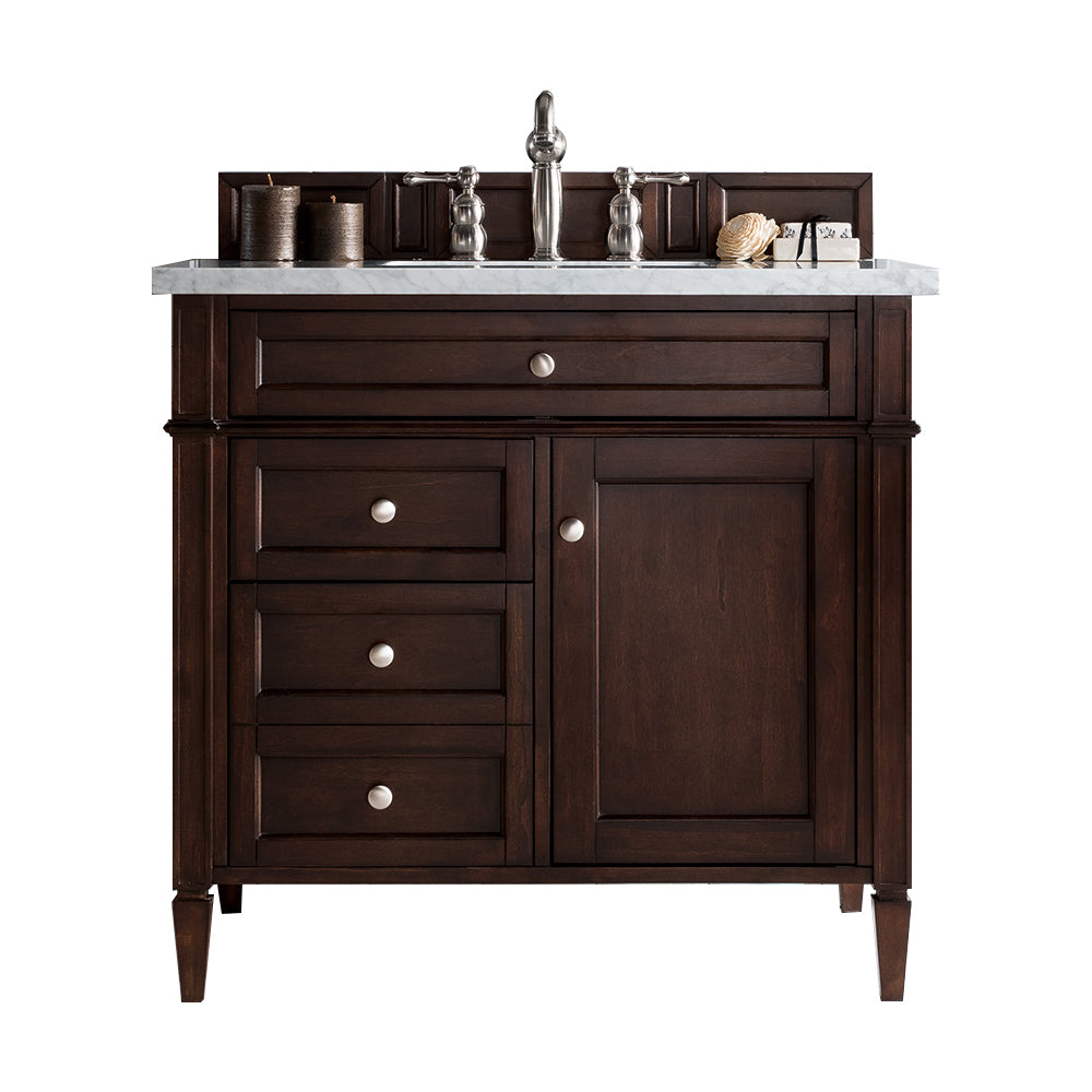 James Martin Brittany 36" Single Vanity with 3 Countertop