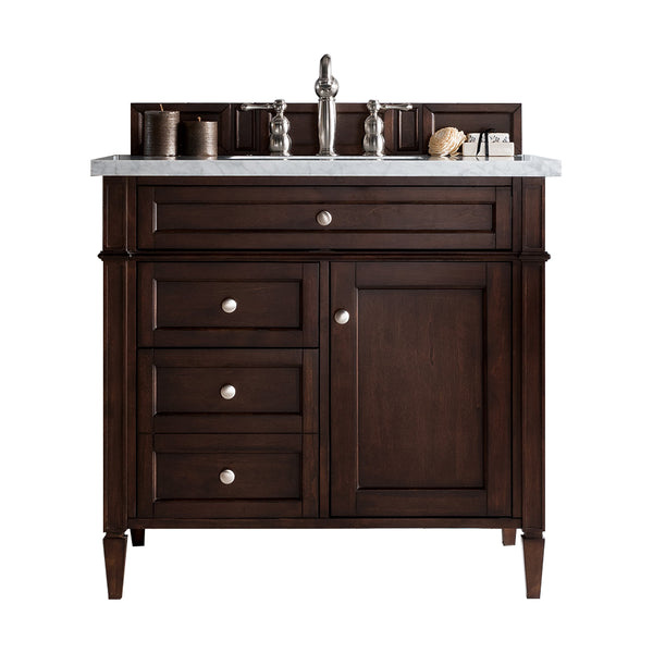 James Martin Brittany 36" Single Vanity with 3 Countertop