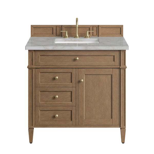 James Martin Brittany 36" Single Vanity with 3 Countertop