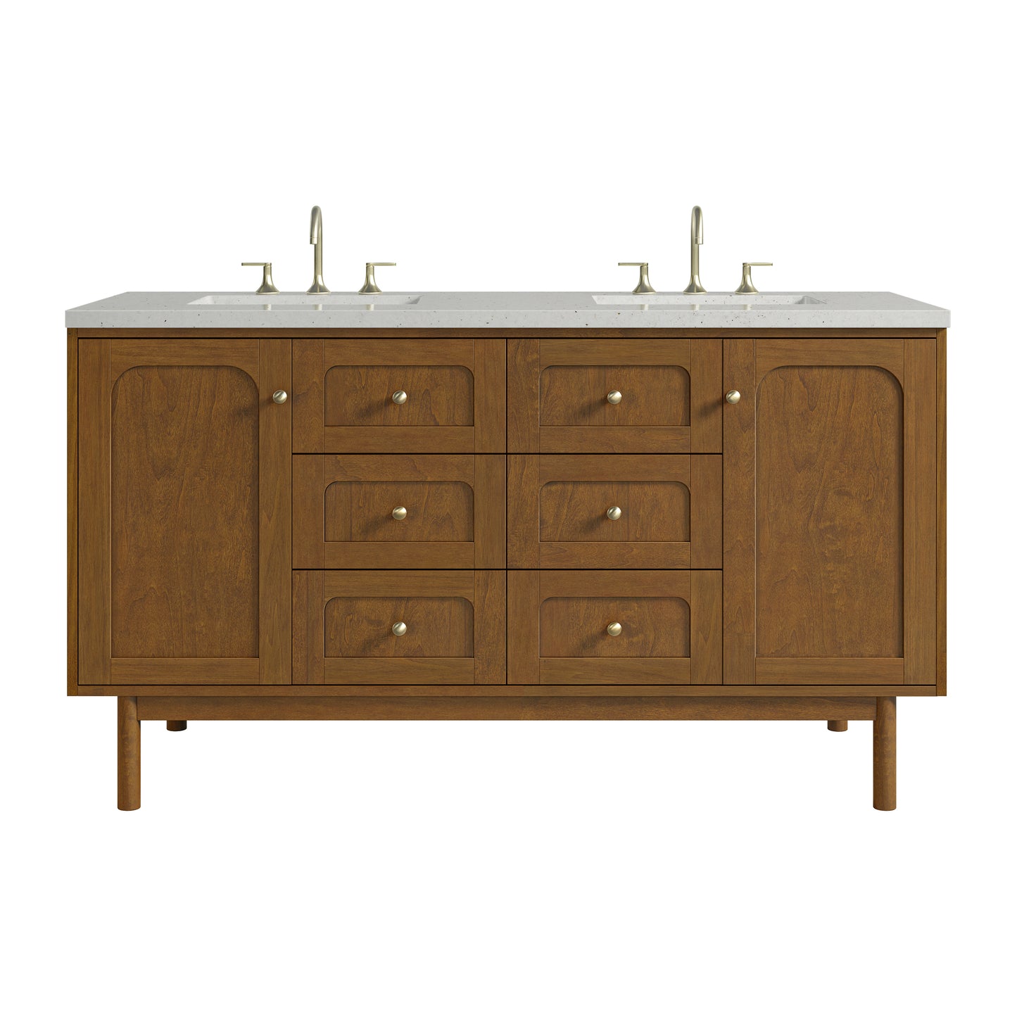 James Martin Laurent 60" Double Vanity with 3 CM Countertop