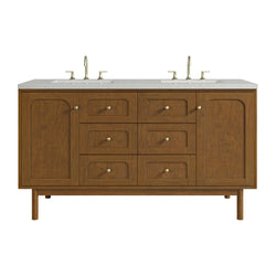 James Martin Laurent 60" Double Vanity with 3 CM Countertop