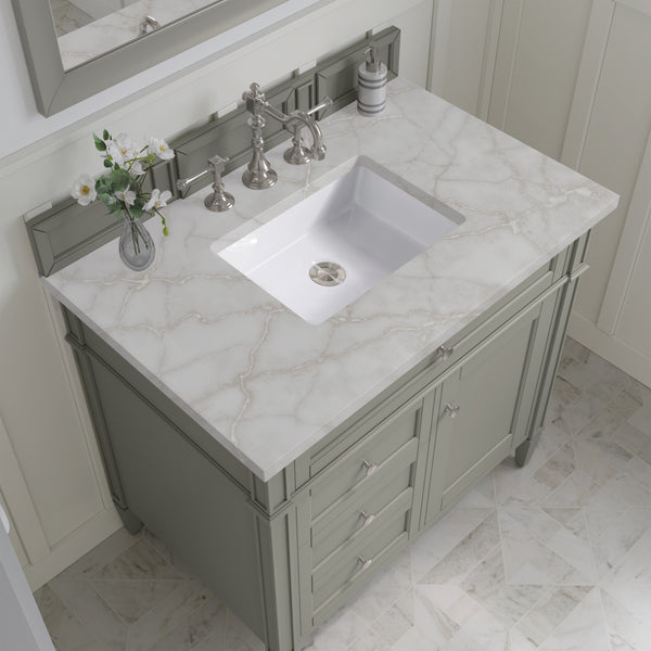 James Martin Brittany 36" Single Vanity with 3 Countertop