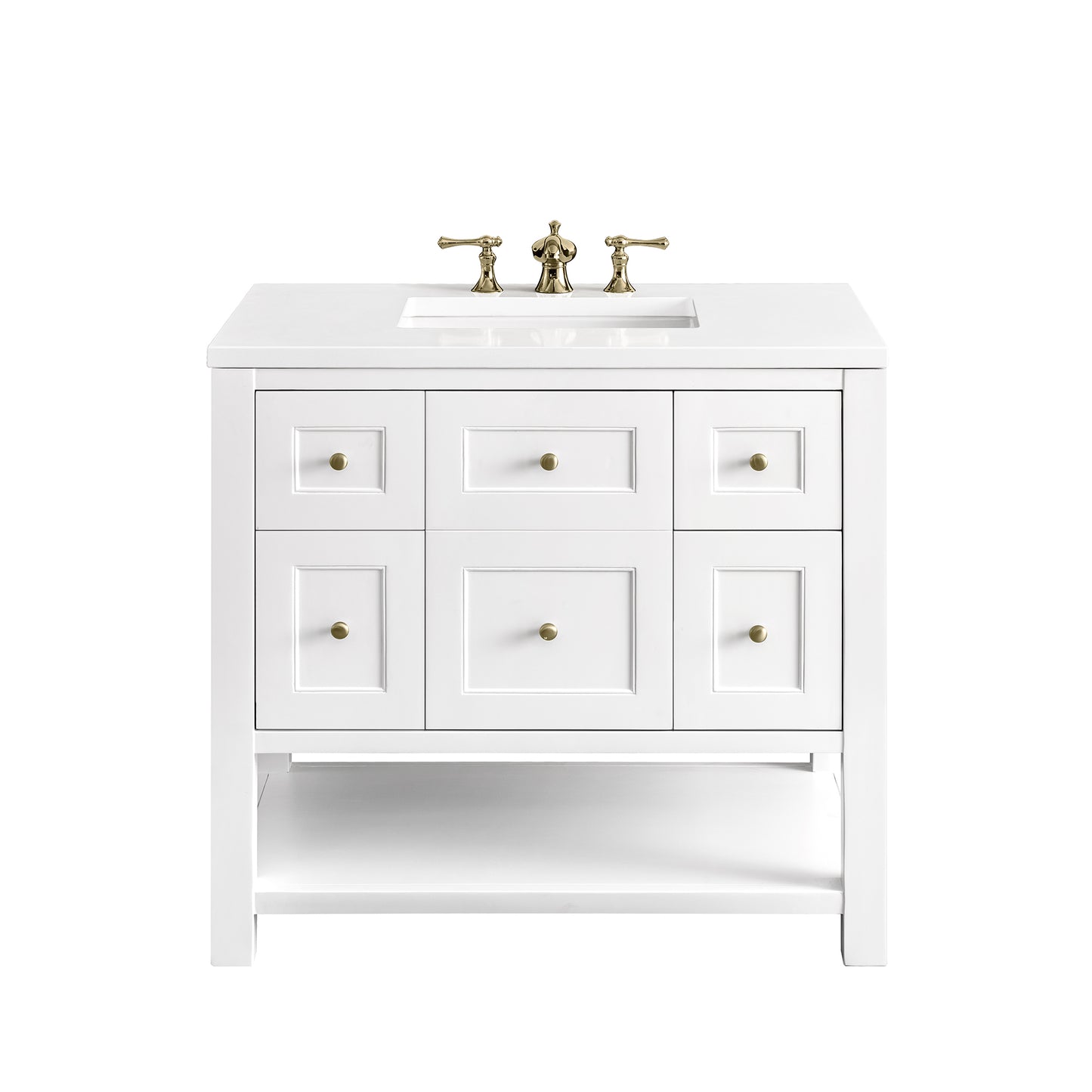 James Martin Breckenridge 36" Single Vanity w/ 3CM Countertop