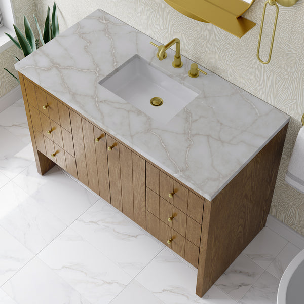 James Martin Hudson 48" Single Vanity with 3 CM Countertop