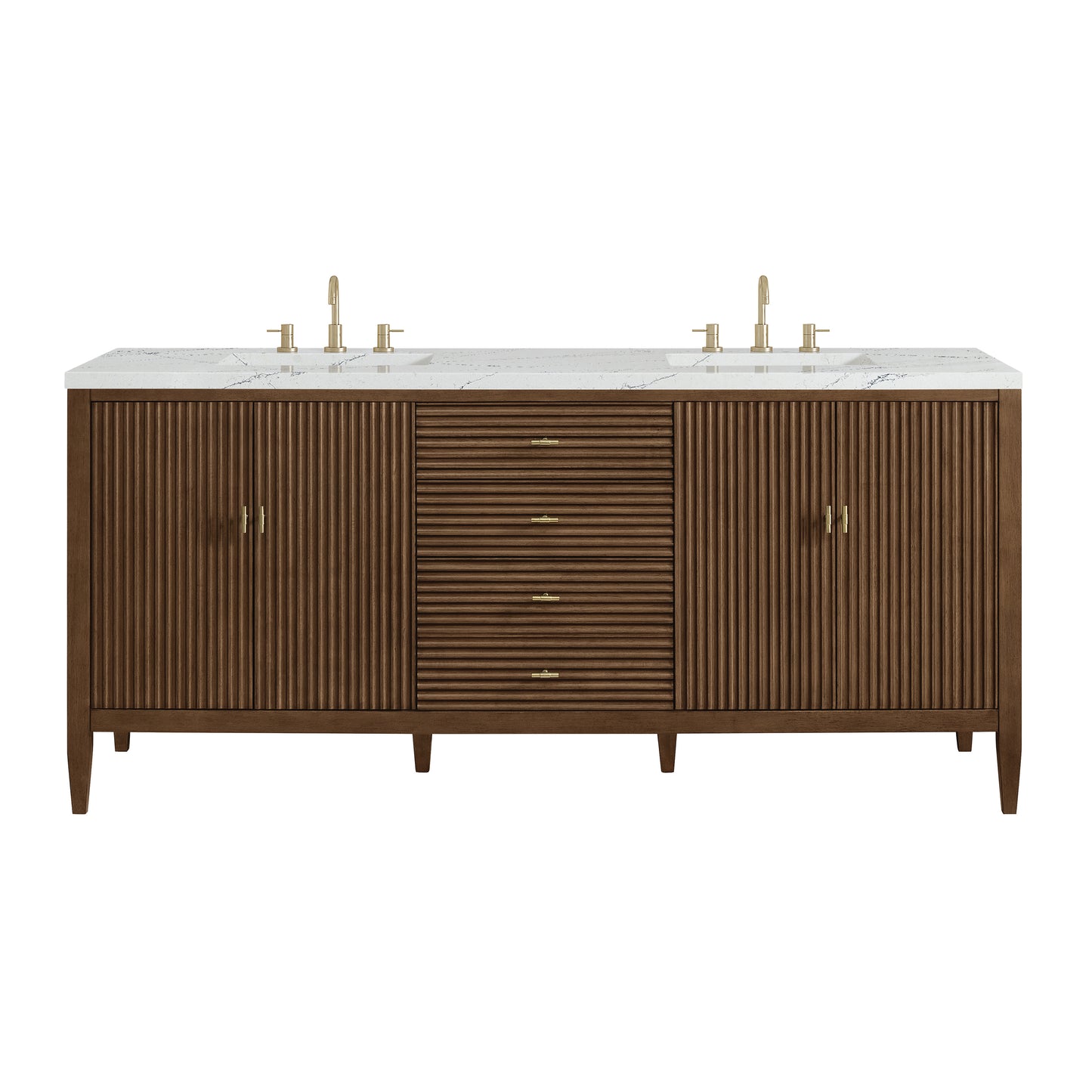 James Martin Myrrin 72" Double Vanity with 3 CM Countertop